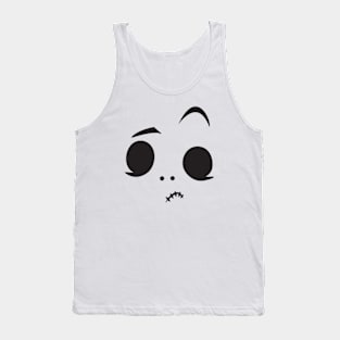 scary funny sweet face Tank Top